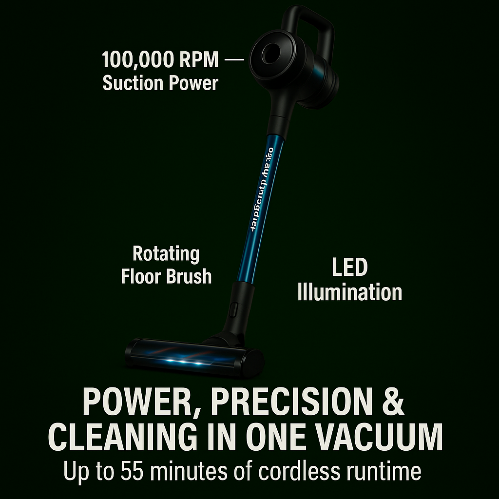 AeroSweep S12 Pro – Ultra-Light Cordless Vacuum
