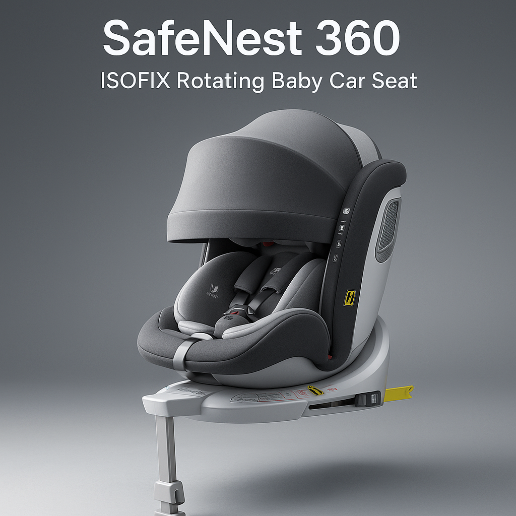 SafeNest 360 – ISOFIX Rotating Baby Car Seat