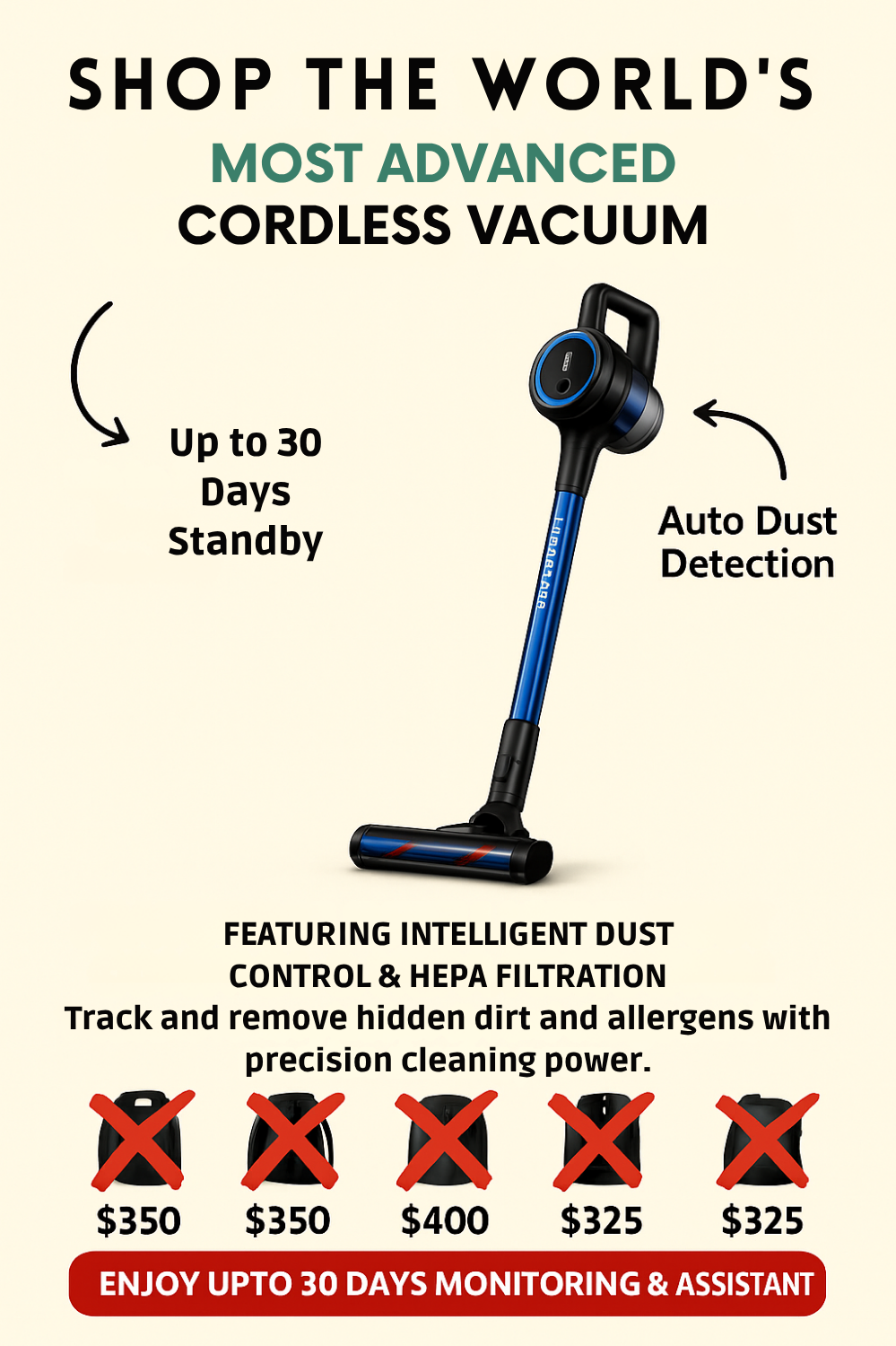 AeroSweep S12 Pro – Ultra-Light Cordless Vacuum