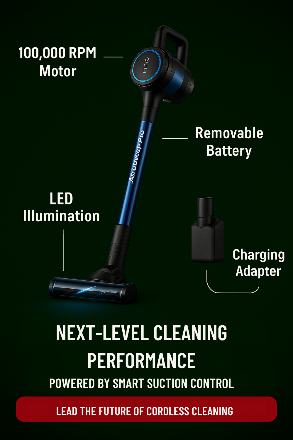 AeroSweep S12 Pro – Ultra-Light Cordless Vacuum