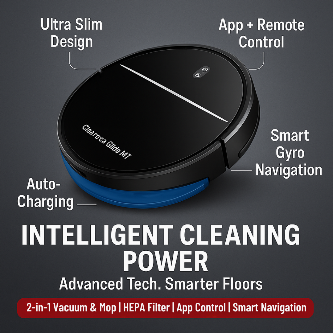 Cleanova Glide M7 – Smart Robot Vacuum