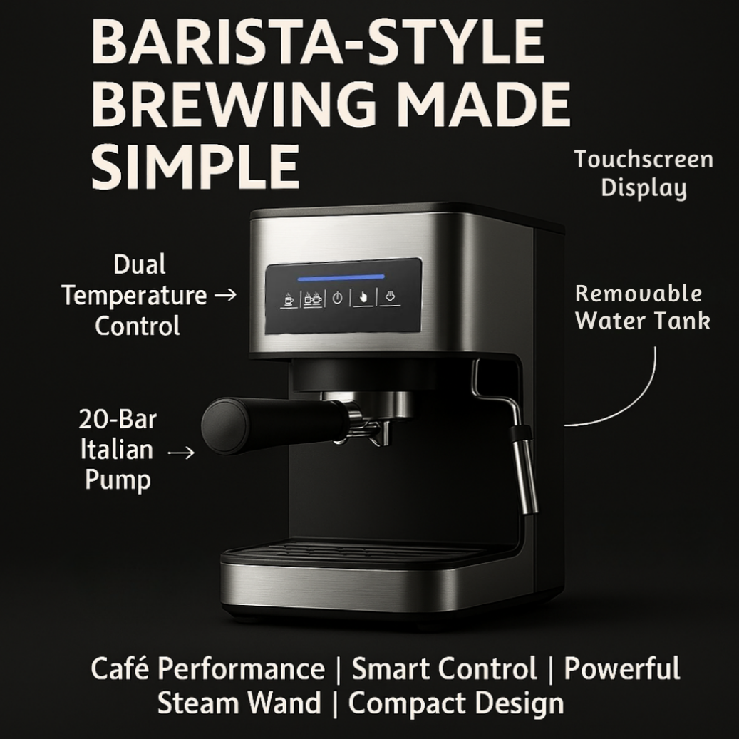 BlissBrew Pro Espresso Coffee Machine