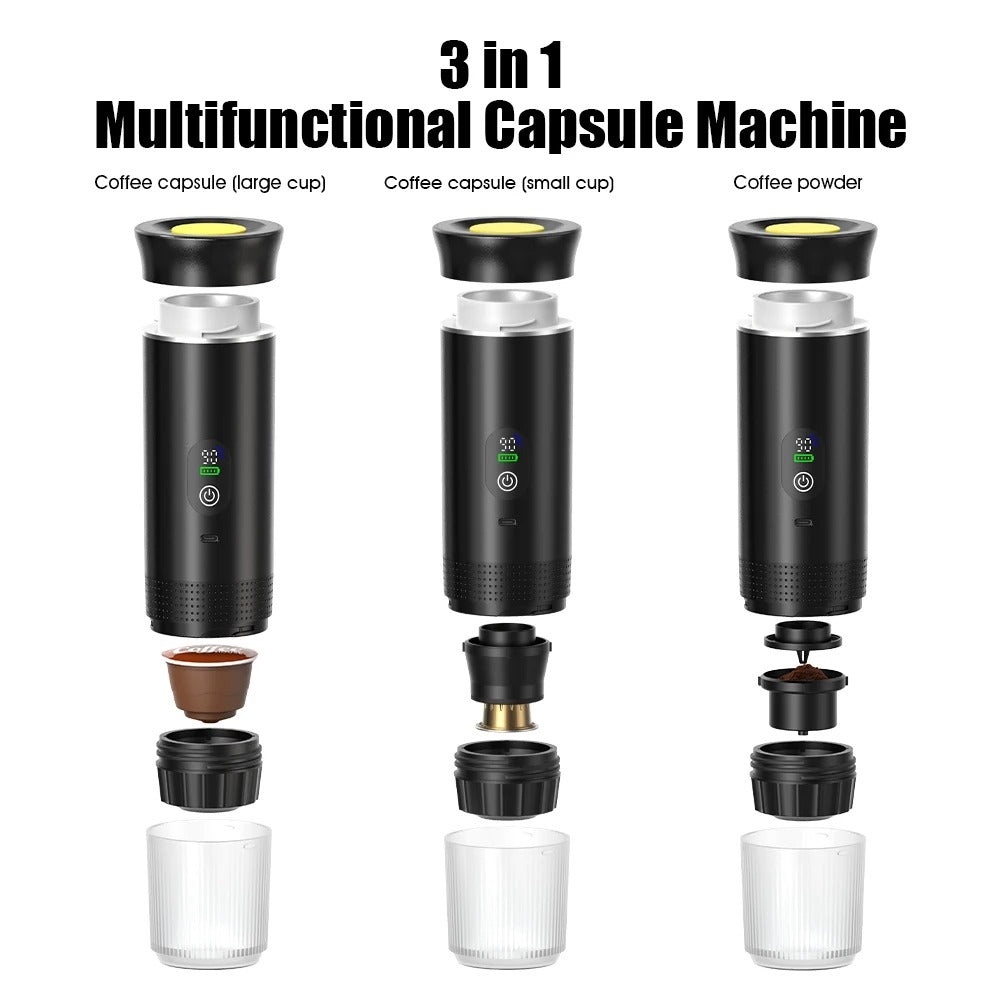 BrewMate Go 3-in-1 Portable Espresso Maker