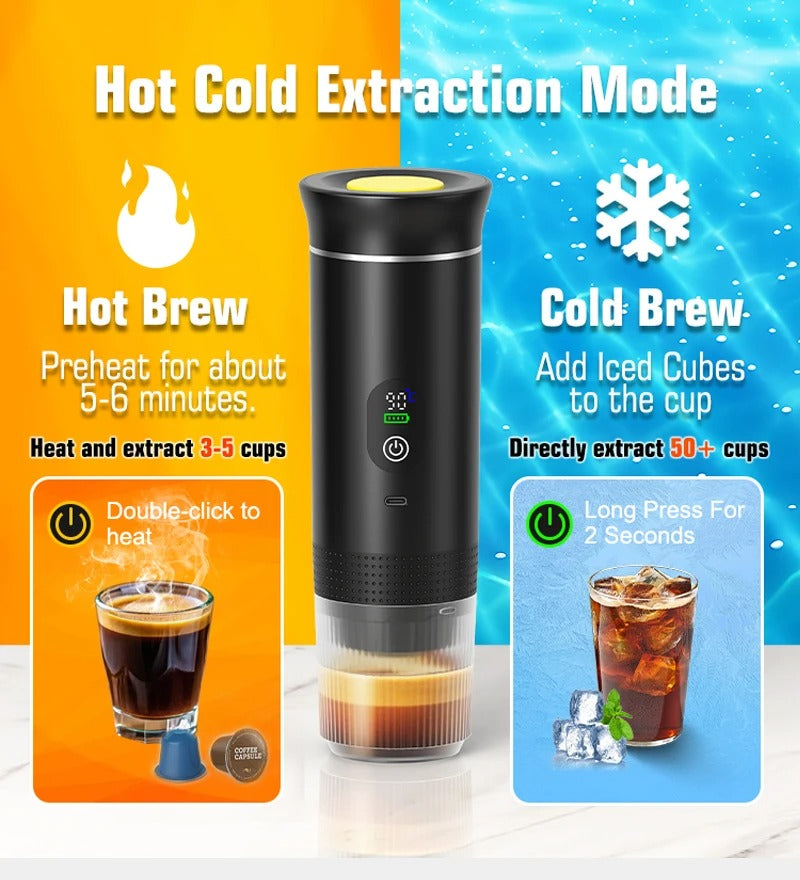 BrewMate Go 3-in-1 Portable Espresso Maker