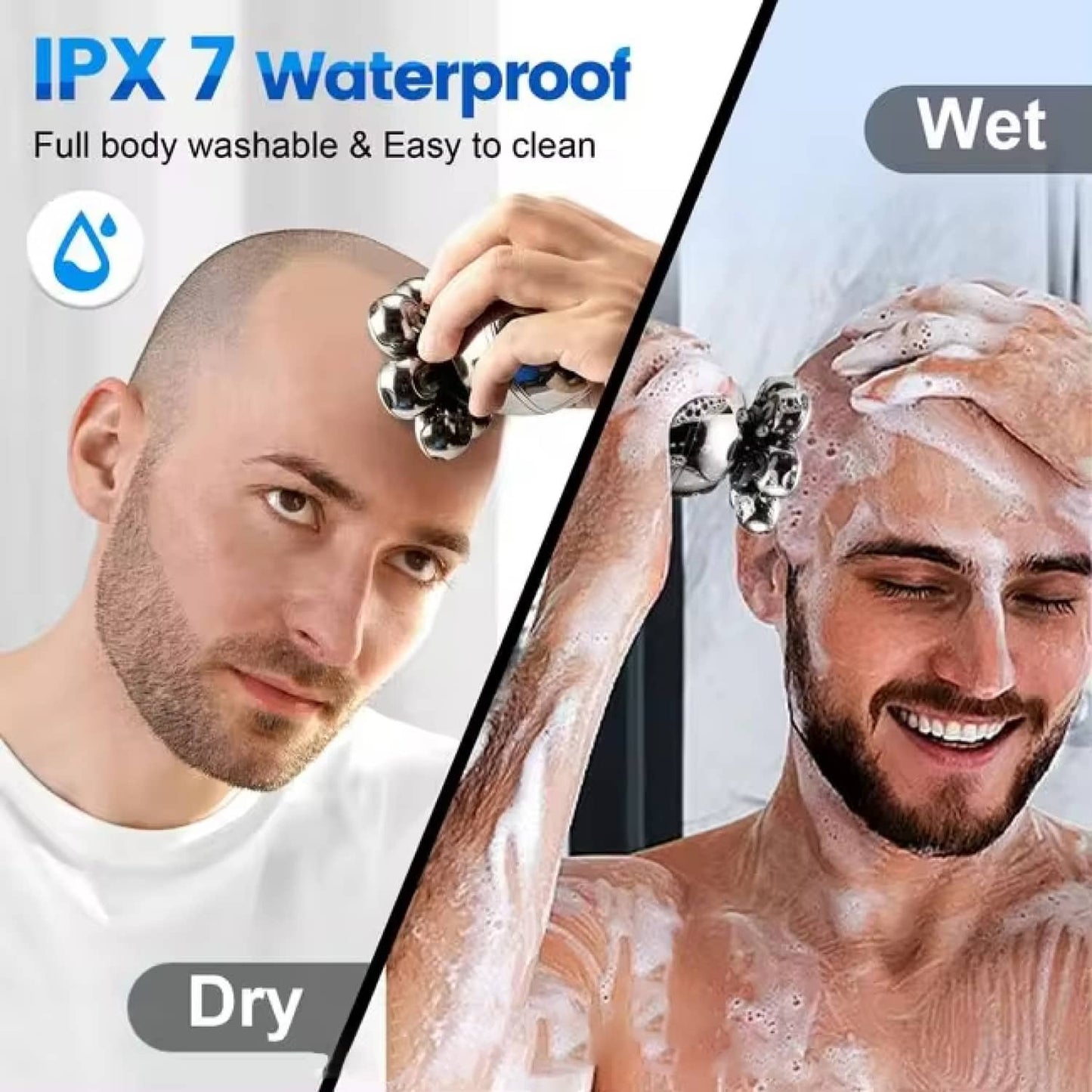 BladeRunner 7D Electric Shaver – 5-in-1 Grooming Kit for Men