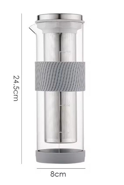 Premium Cold Brew & Tea Infuser Bottle – 600ml