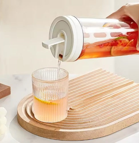 Minimalist Cold Brew & Fruit Infuser Pitcher – 1200ml