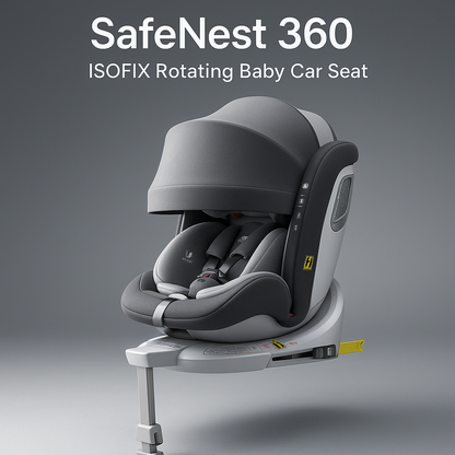 SafeNest 360 – ISOFIX Rotating Baby Car Seat