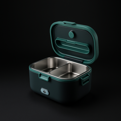 HeatPorter 1.8L Electric Heated Lunch Box – Car, Office & Travel Food Warmer