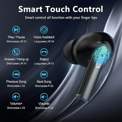 EchoNova Pro Earbuds – Dual Noise Cancellation, Rich Sound & All-Day Comfort