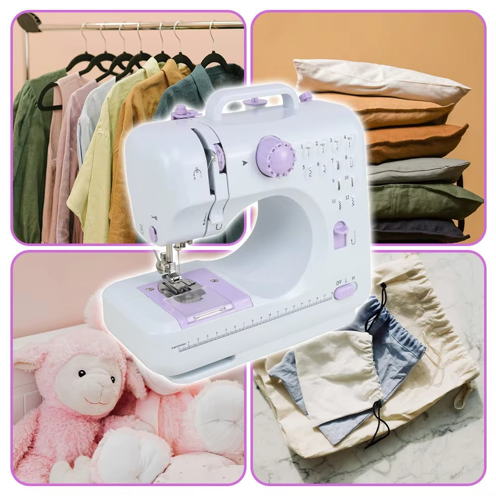 StitchEase Pro 12 – Portable Electric Sewing Machine