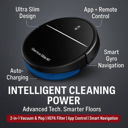 Cleanova Glide M7 – Smart Robot Vacuum