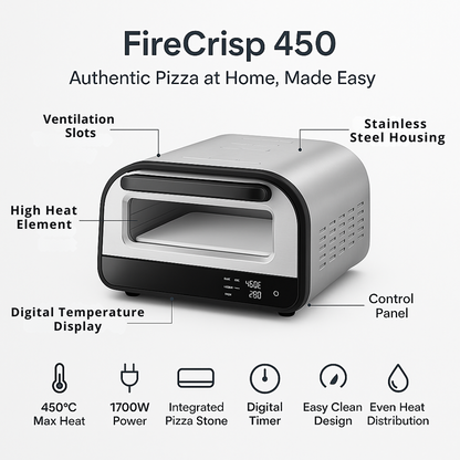FireCrisp 450 Pizza Oven
