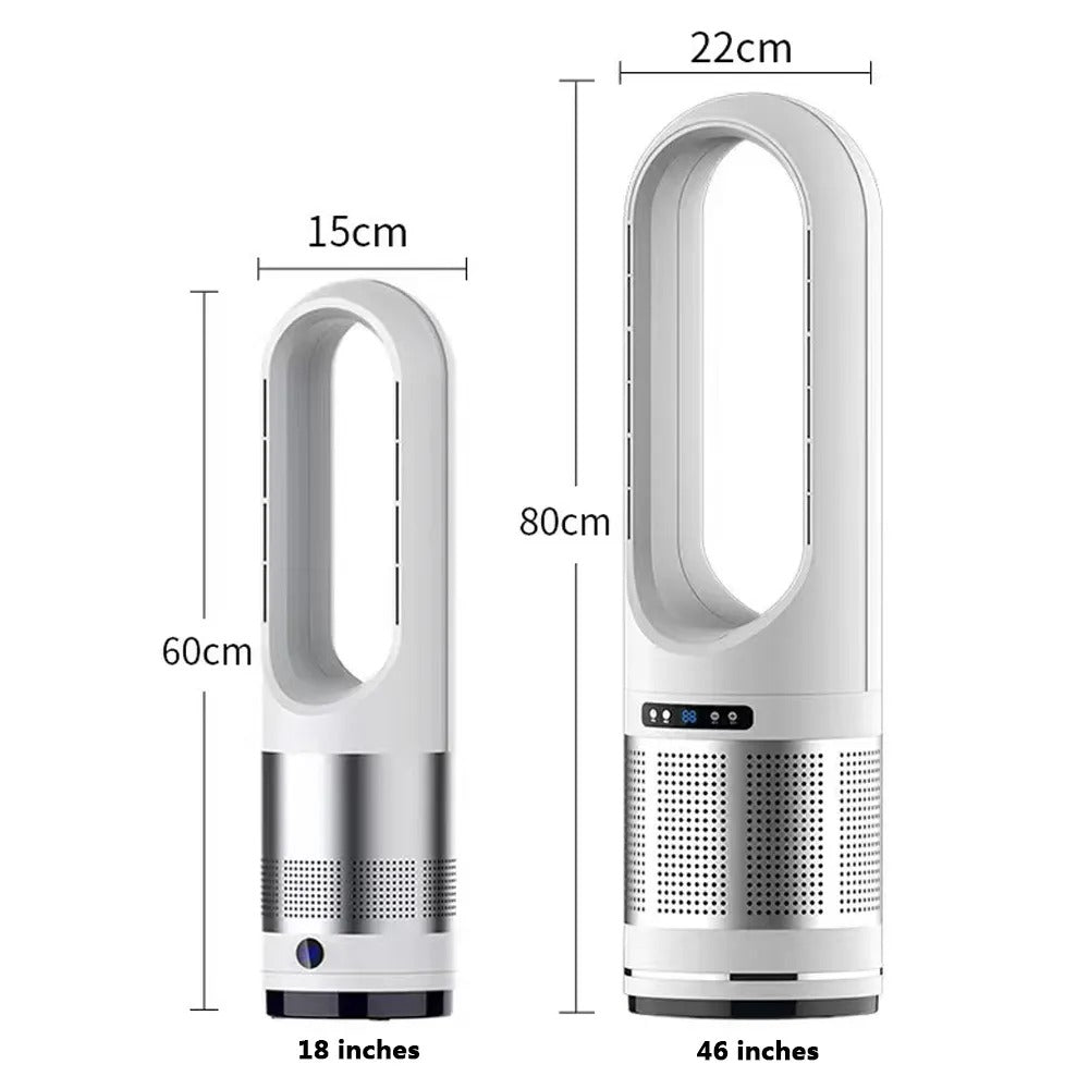 PureBreathe Halo – 3-in-1 Air Purifier with HEPA, Cooling & Heating