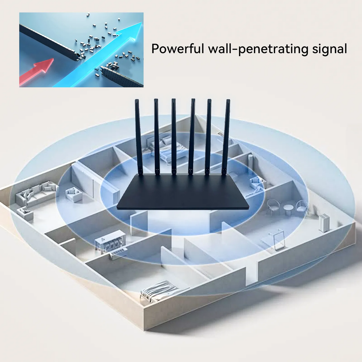 AeroLink AX3000 – Dual-Band WiFi Router
