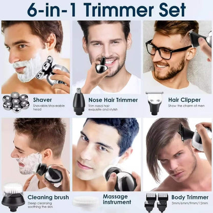 BladeRunner 7D Electric Shaver – 5-in-1 Grooming Kit for Men